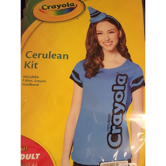 Cerulean Kit Blue "Crayola Costume" - Picture 1 of 1
